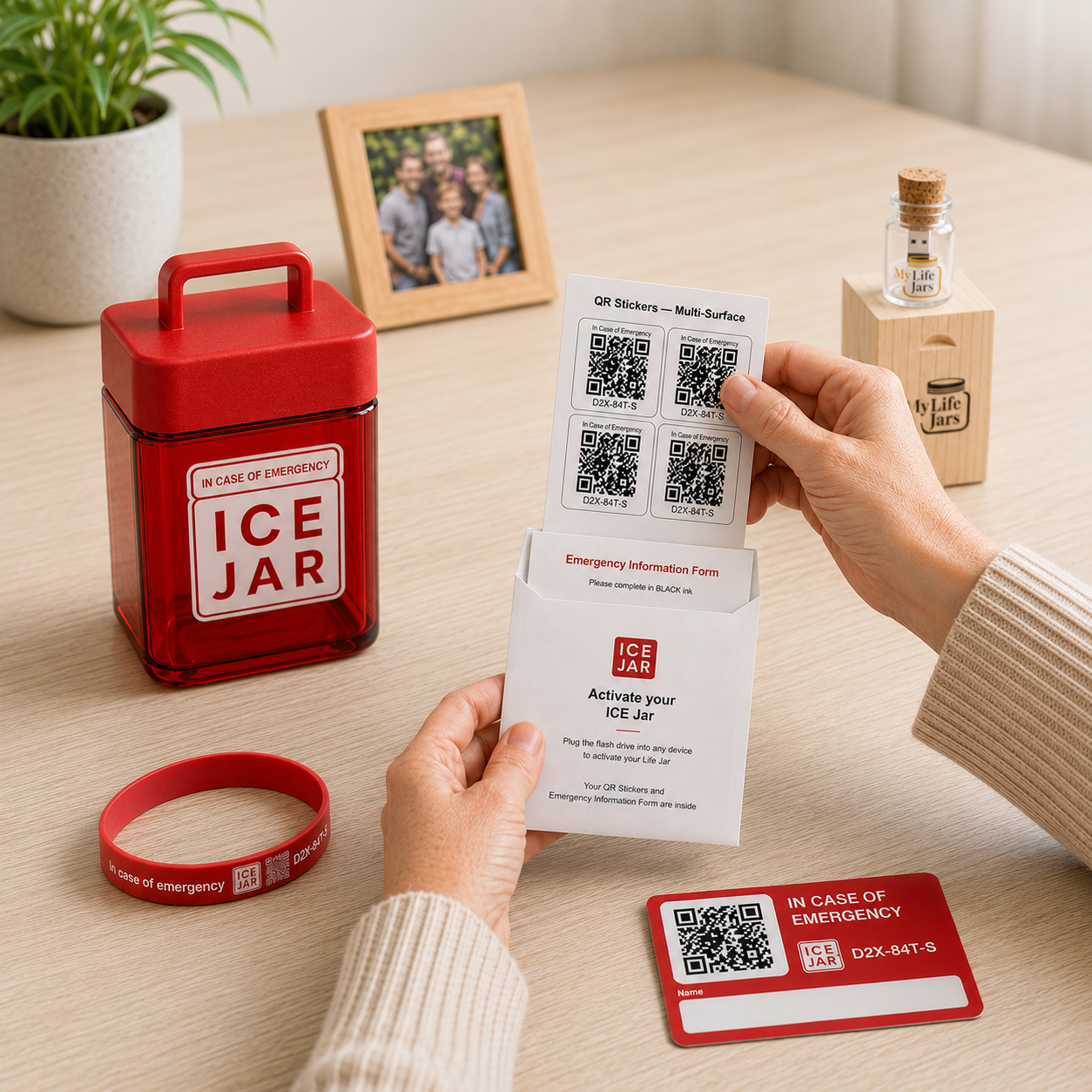 The complete ICE Jar kit — everything inside